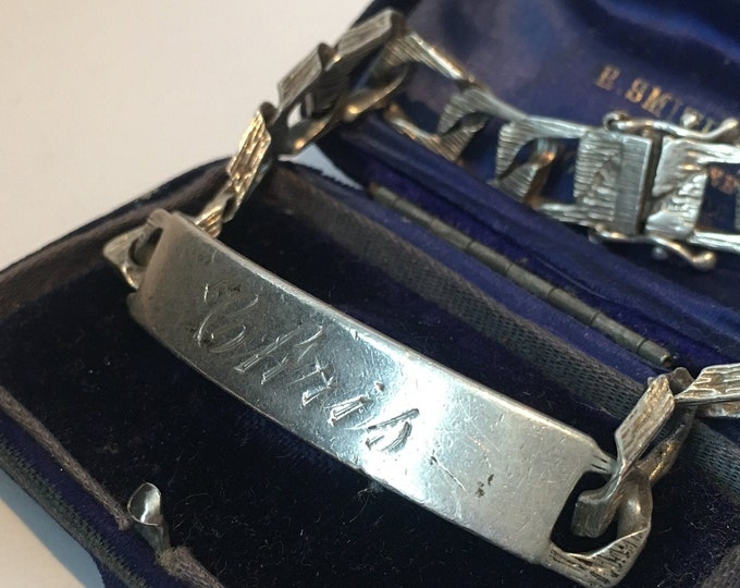 Vintage Name Bracelet, Vintage Chris bracelet, Silver Jewellery, Name Jewellery, sterling silver, Chris Name, Letter jewellery, very rare