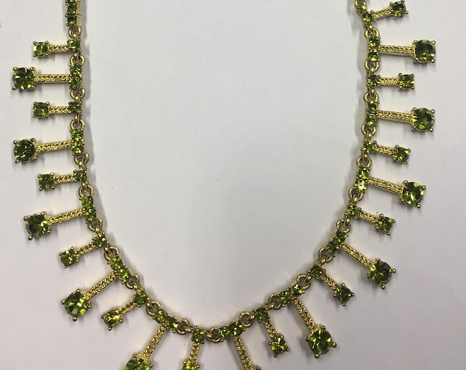 Vintage rare Costume Necklace  Vintage Necklace, Rhinestone Necklace, Vintage Jewellery,  Costume Jewellery, statement piece.