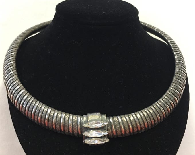 Vintage Modernist Necklace, Vintage Abstract Necklace, Vintage rare Jewellery, divine statement piece.