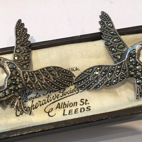 Vintage Bird Earrings, Bird earrings, Sterling Silver, Bird Jewellery, Bird design Earrings, Bird Lover, vintage earrings, rare shops design