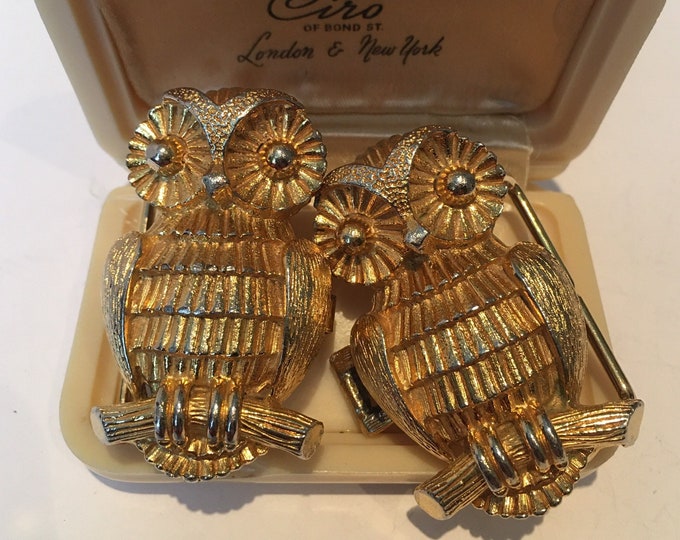 Vintage Owl Buckles, Owl Buckle, Owl Design Belt Buckle, Owl Jewellery,  fantastic rare costume piece