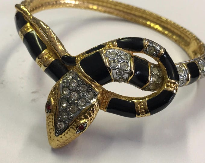 Vintage Snake Bracelet, Snake Bangle, Snake Jewellery, Vintage Snake Bangle, Snake bangle, Vintage Snake Cuff, striking design.