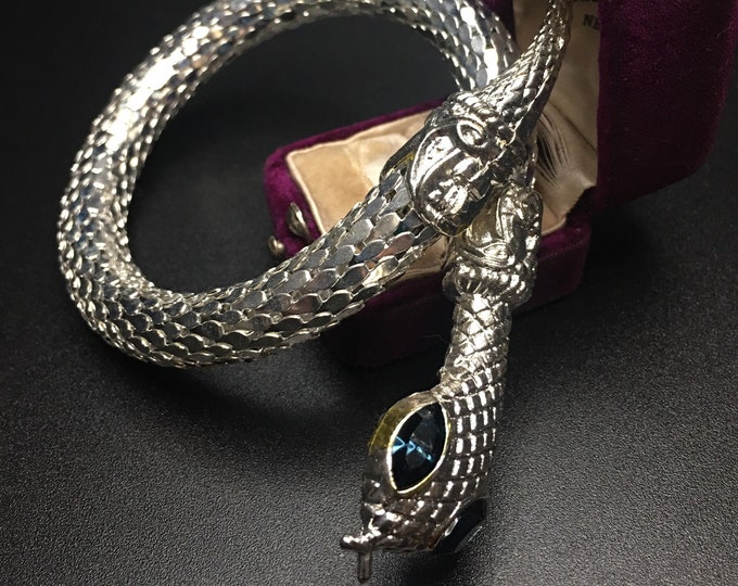 Cool Snake Bangle, Snake Jewellery, Snake bracelet, statement piece.