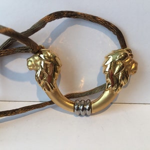Vintage Lion Necklace, Lion Necklace, Lion Jewellery, Cat jewellery, lion pendant, very rare unique piece.