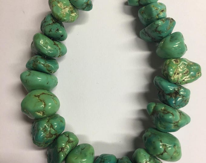 Vintage Turquoise necklace, rare necklace