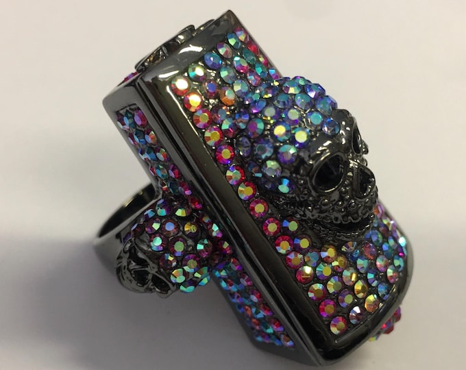 Vintage Skull Ring with fabulous design