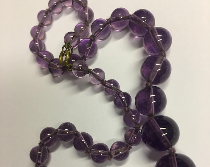 Vintage Amethyst necklace with fabulous design