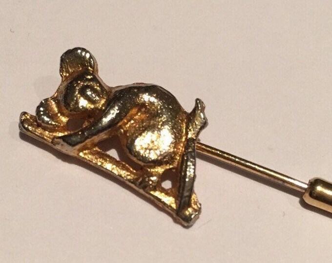 Vintage Koala Pin, Vintage Pin, Gold Koala Pin, Koala Pin, Koala Jewellery.