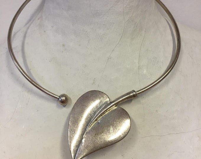 Vintage Modernist Necklace, Vintage Abstract Necklace, Vintage rare Jewellery, divine statement piece.