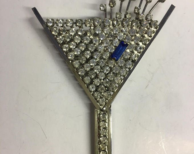 Vintage Cocktail Brooch,  Butler and Wilson rare brooch, Vintage Jewellery, Cocktail Pin, fantastic design piece.