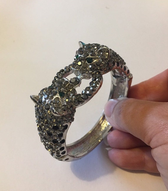 Vintage Panther Bracelet, Panther Bracelet, Panthe