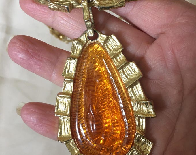 Vintage designer Necklace,  Dolce Vita Statement rare Jewellery