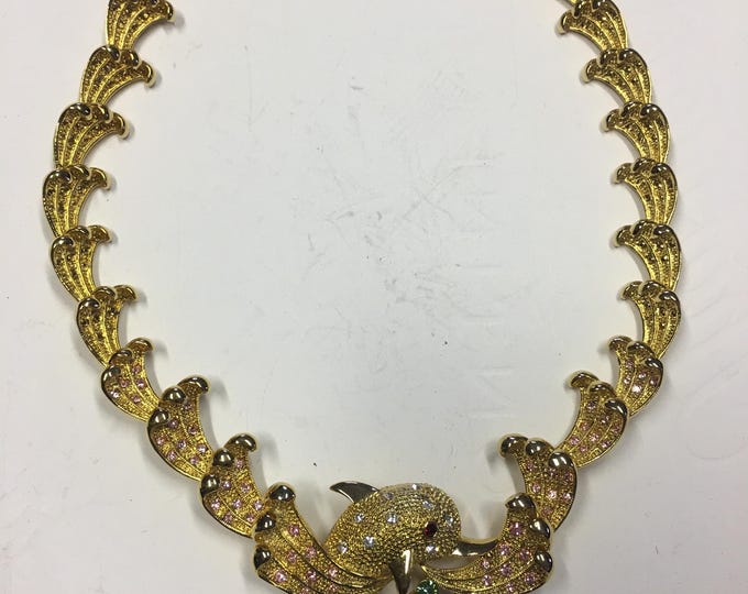 Fabulous vintage Dolphin necklace with wonderful design and quality, very rare.