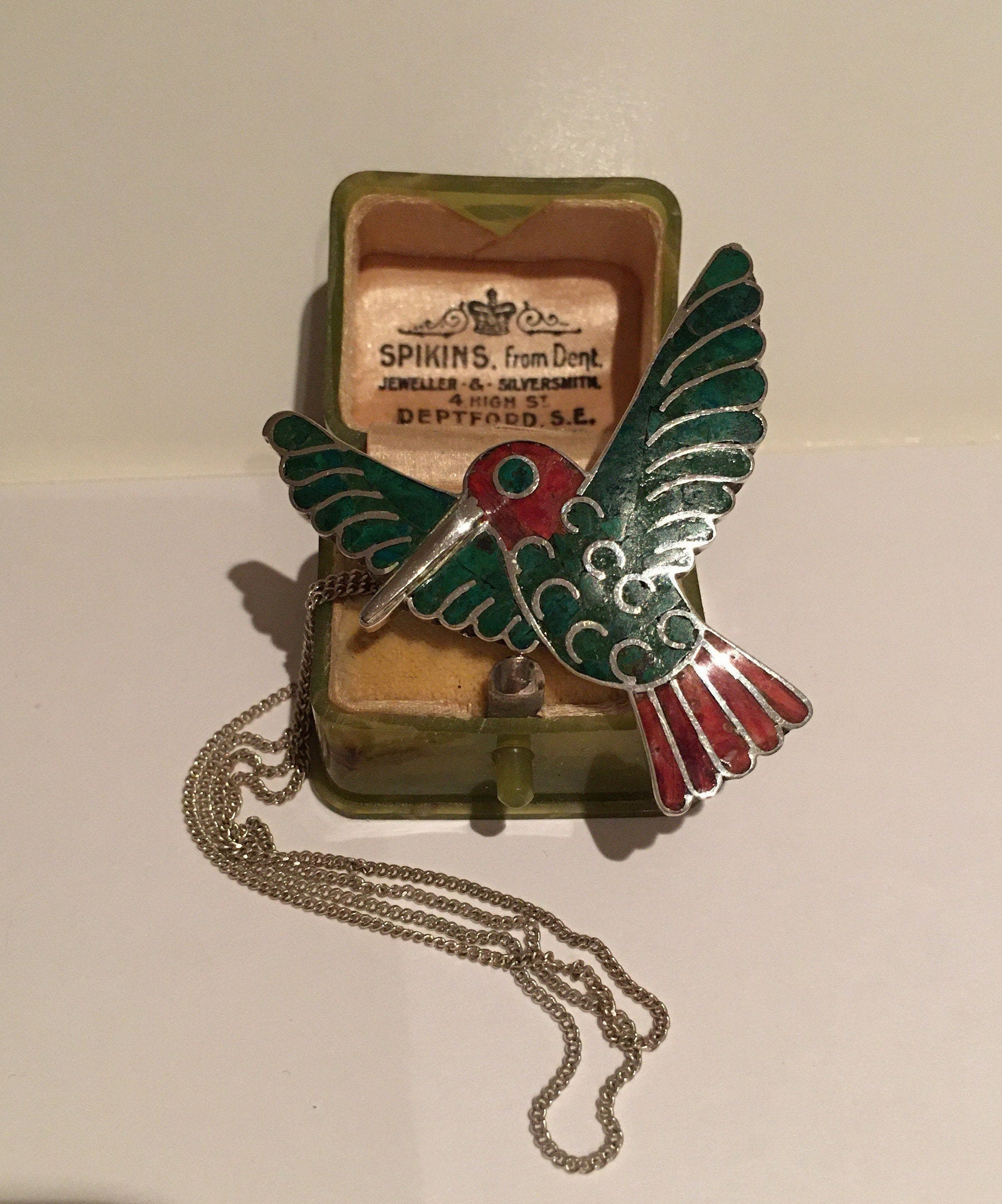 Vintage Bird Necklace, Silver Bird Pendant, Bird Necklace, Bird Pendant