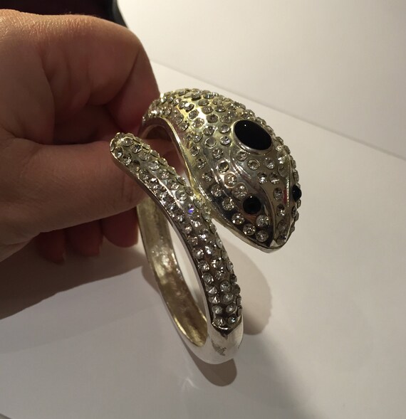 Vintage Snake Bangle, Snake Bracelet, Snake Jewell