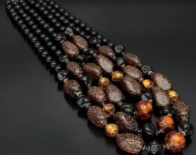 Vintage Necklace, Costume Necklace, Statement Necklace, Wedding necklace,  beautiful piece.