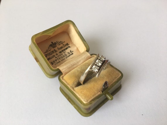 Vintage Silver Ring, Silver Ring, Modernist Silver