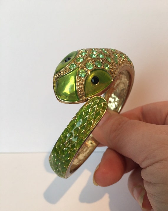 Vintage Snake Bracelet, Costume Snake Bracelet, Sn
