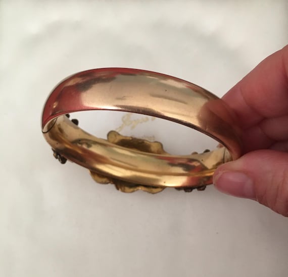 Victorian Bear Head Bangle, Rare Statement Bracel… - image 7