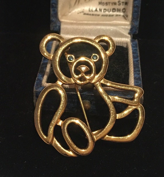 Vintage Teddy Bear Brooch,Teddy Brooch, Teddy Bear