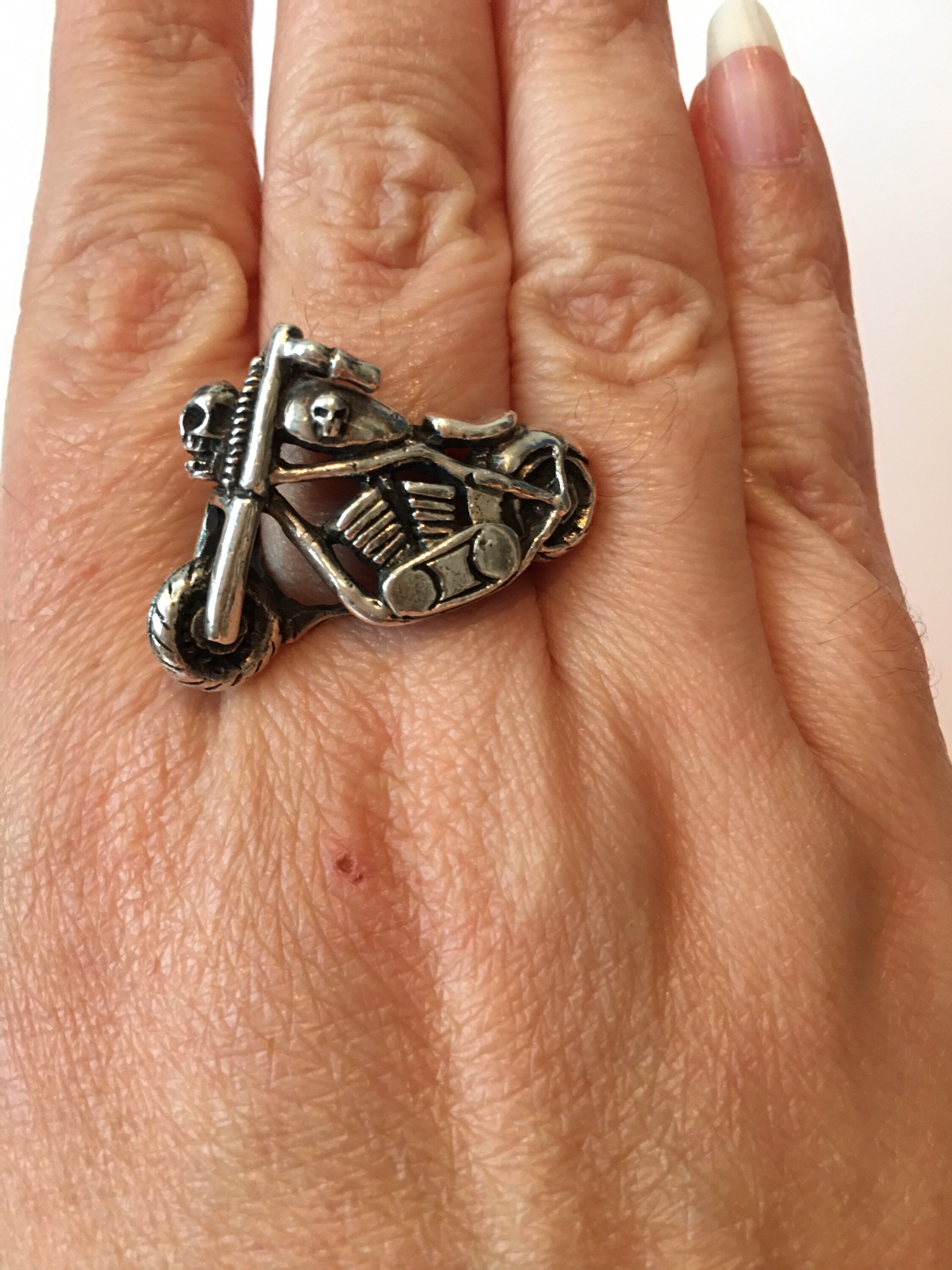 Vintage Motorbike Ring, Motorbike Jewellery, Motorbike Ring, Vintage Motorbike, Biker Ring