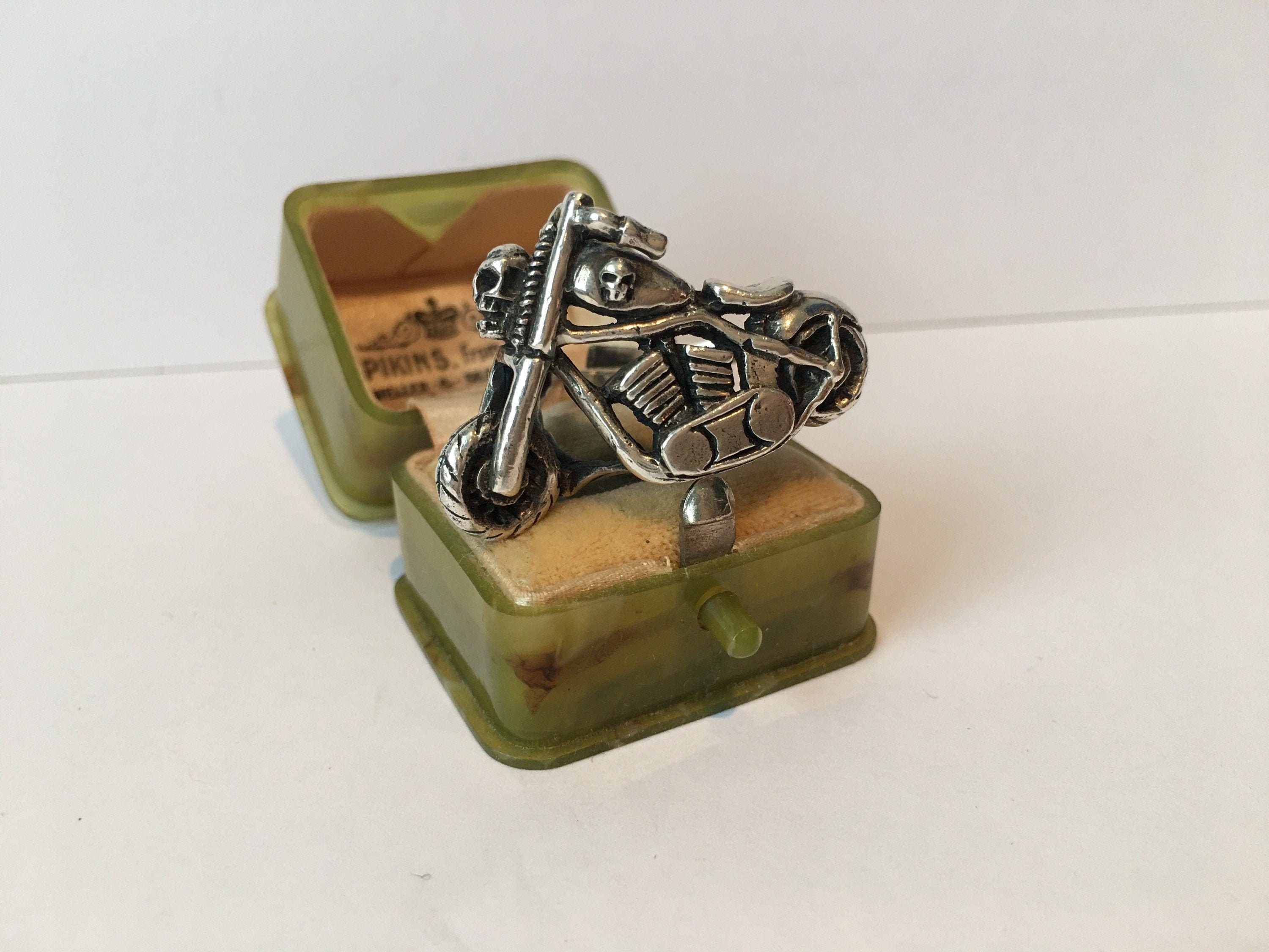 Vintage Motorbike Ring, Motorbike Jewellery, Motorbike Ring, Vintage Motorbike, Biker Ring