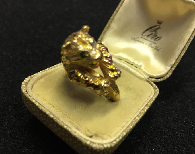 Vintage Cat Ring, Cat costume ring, Cat Jewellery, Cat design ring, Statement ring, Cat design Ring, divine piece