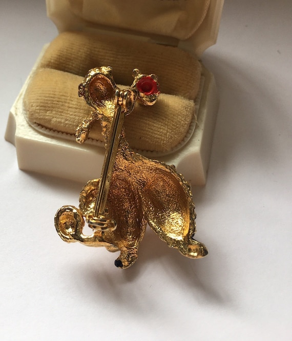 Vintage Poodle Brooch, Poodle Brooch, Poodle Pin,… - image 6