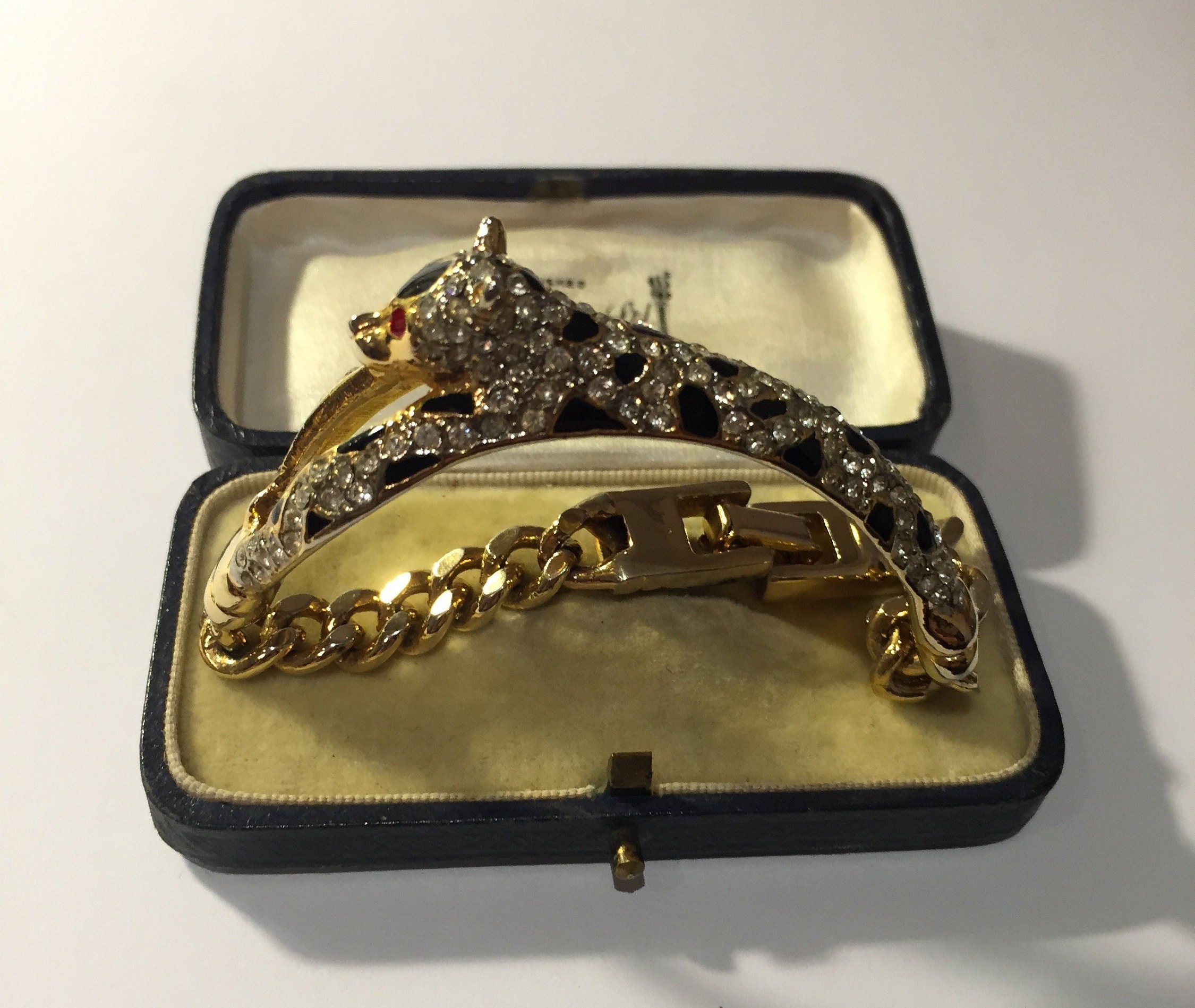 Vintage Panther Bracelet, Vintage Panther Bracelet, Gold Panther