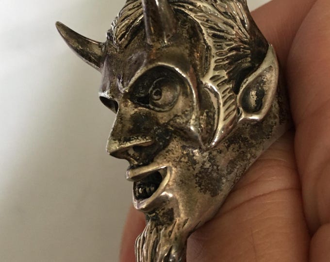 Vintage Devil ring, rare studio piece