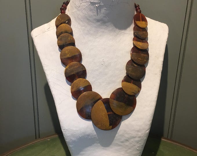 Vintage summer necklace, cool design piece