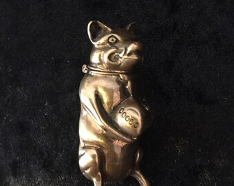 Vintage Pig Vesta, Pig Vesta, Pig Collectable, Rare Collectable, Vintage Vesta, rare divine piece.