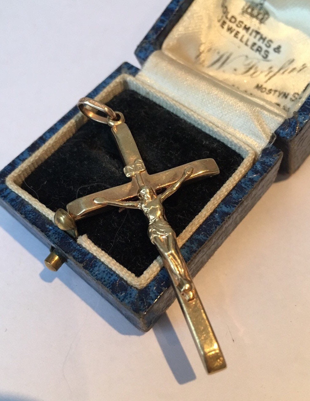 Vintage Gold Cross Pendant, Religious Jewellery, Gold pendant,Vintage ...