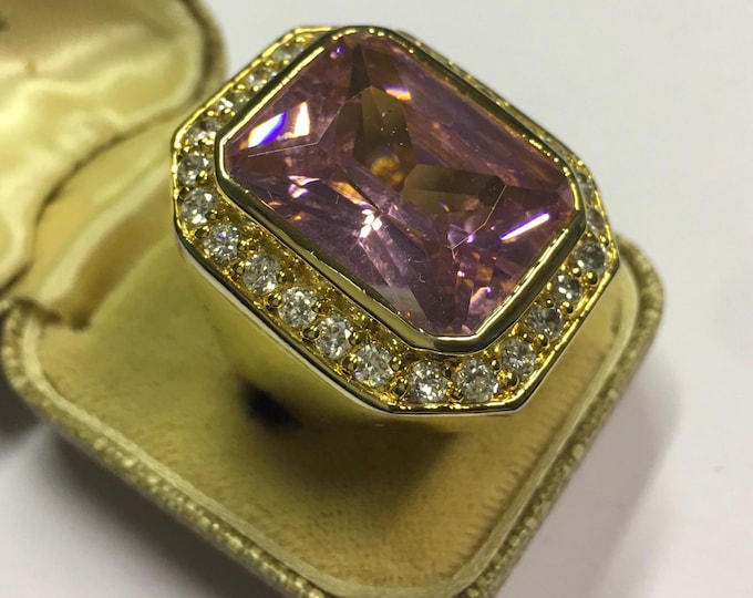 Vintage Cocktail Ring, Vintage Ring, fantastic Costume ring.