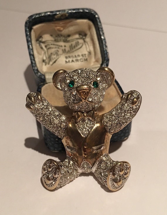 Vintage Teddy Bear Brooch,Teddy Brooch, Teddy Bear