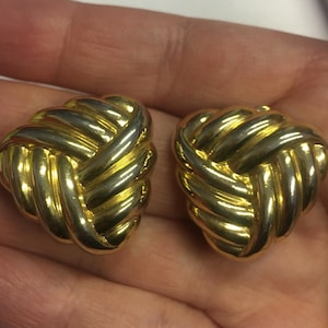 Vintage Christian Dior Earrings, Vintage designer earrings, Dior Jewellery, divine pair.