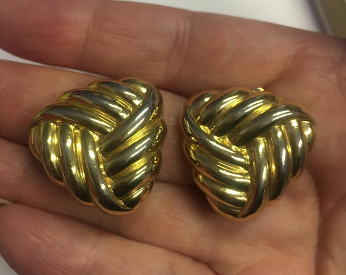 Vintage Christian Dior Earrings, Vintage designer earrings, Dior Jewellery, divine pair.