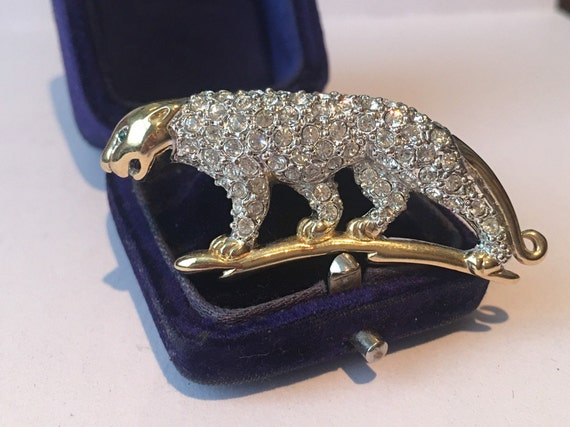 Panther brooch best sale