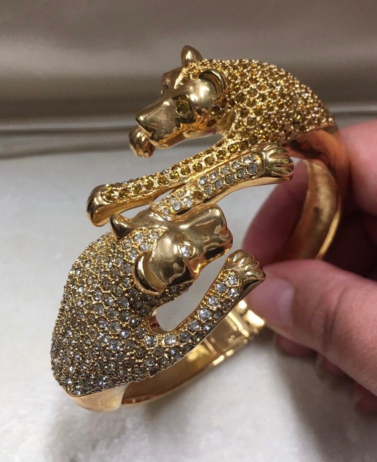Vintage Panther Bracelet Panther Bracelet Panther Jewellery