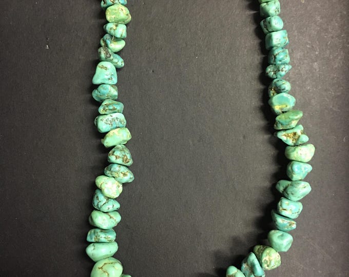Vintage Turquoise necklace, rare necklace