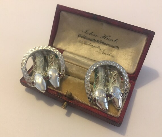 Vintage Snake Earrings, Silver Snake Earrings, Vin