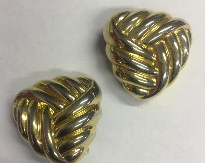 Vintage Christian Dior Earrings, Vintage designer earrings, Dior Jewellery, divine pair.