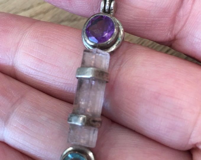 Rare vintage sterling silver pendant by Stephen Dweck, divine statement piece