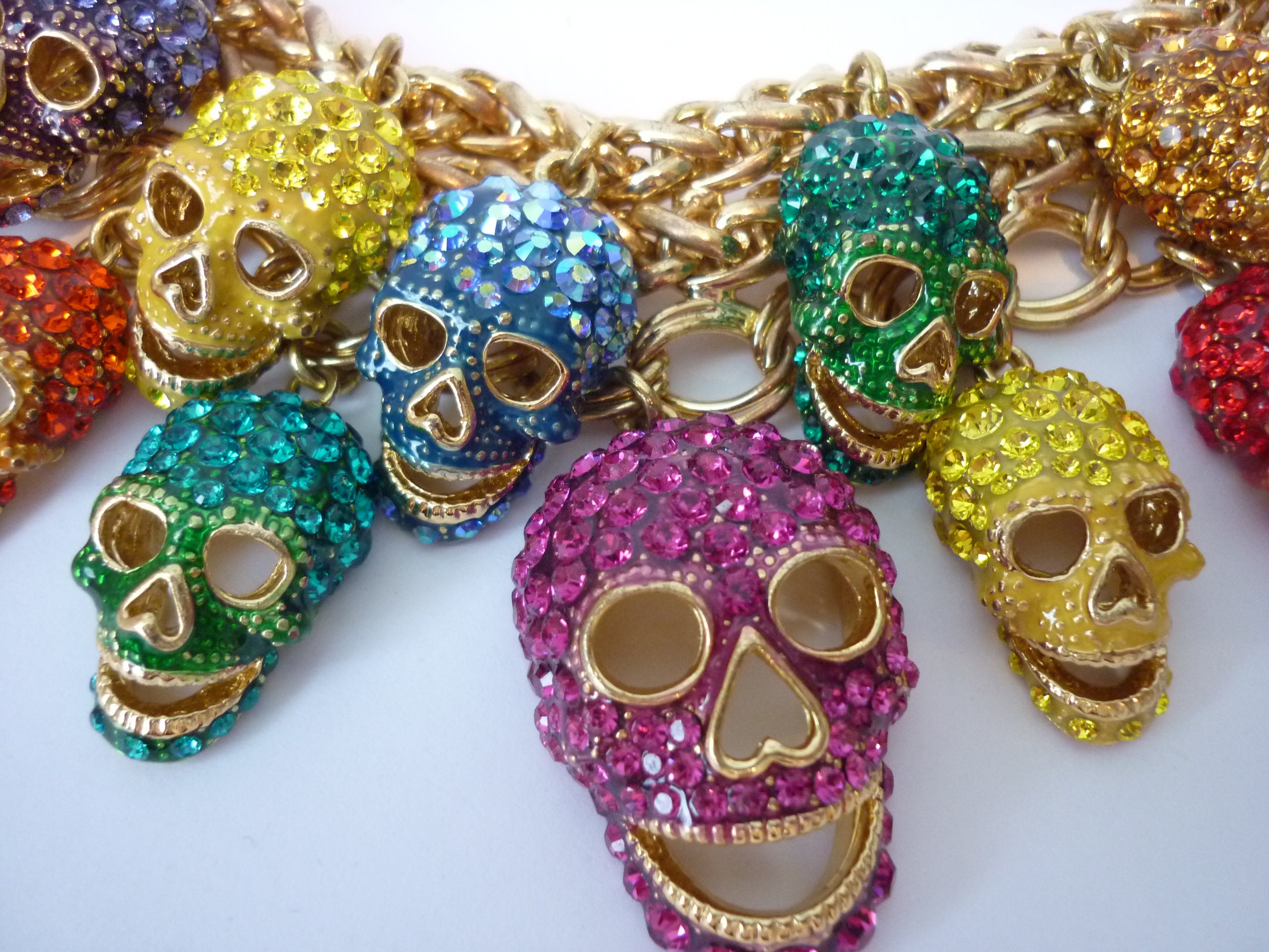 Vintage cheap skull bracelet