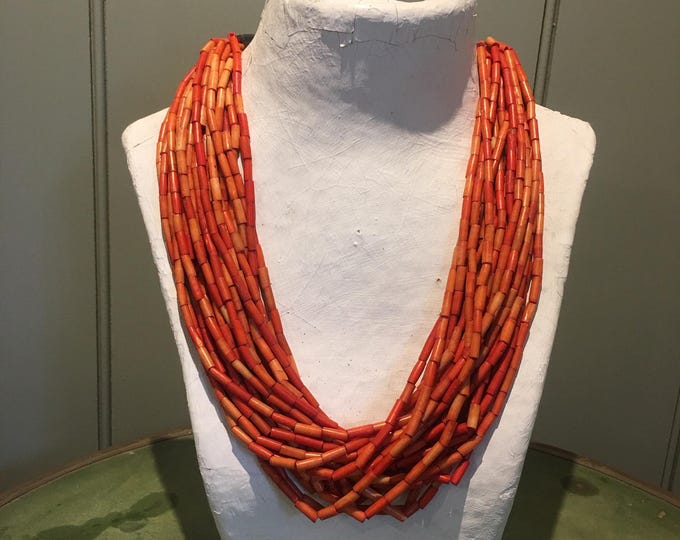 Vintage summer necklace,  Statement rare Jewellery