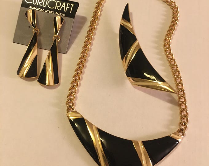 Rare Vintage Coro Craft Jewellery Set with fabulous design