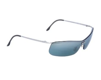 Gafas de sol Chanel vintage sin montura, lentes de espejo grises, modelo 4043