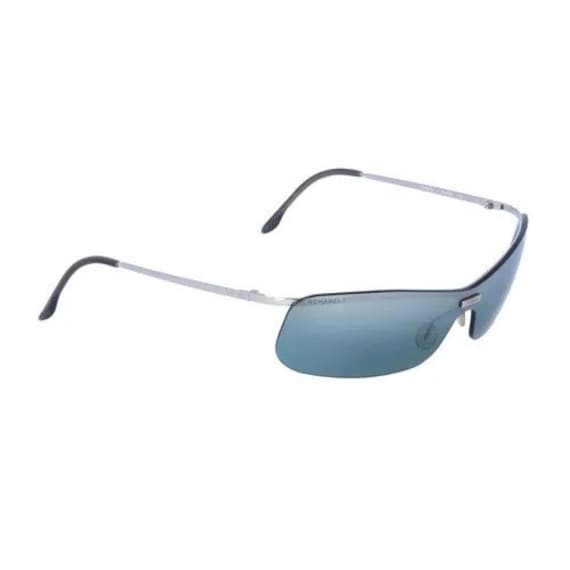 Vintage Chanel Rimless Sunglasses, Grey Mirrored Lens, Model 4043