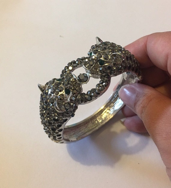 Vintage Panther Bracelet, Panther Bracelet, Panthe