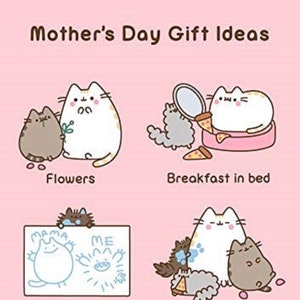 Pusheen le chat - Idées cadeaux - Carte vierge pour la fête des Mères